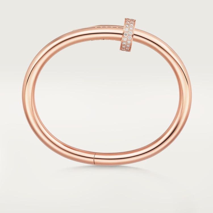 Cartier Juste un Clou bracelet, large model, diamonds - Image 9